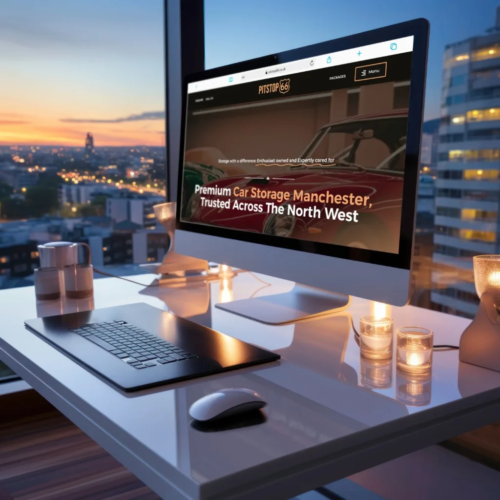 Pitsstop 66 website designed by Anchor Web Agency